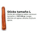 Colagepet Snack Colageno Sabor Carne Sticks L