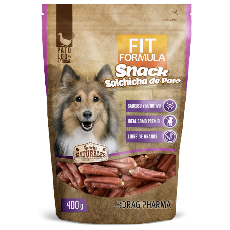 Fit Formula Snack Salchicha De Pato Perro 400g