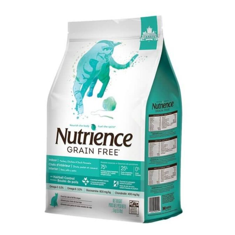 Nutrience Grain Free Gato Indoor 5 KG