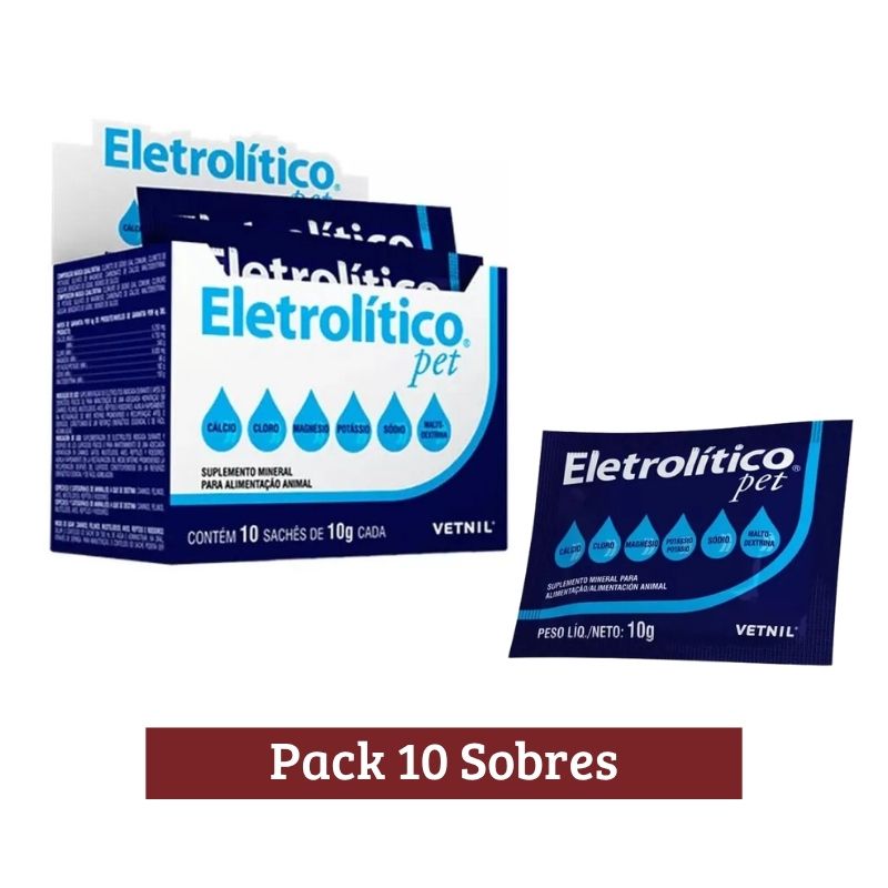 Electrolitico Pet Rehidratante X 10 Sobres 10g