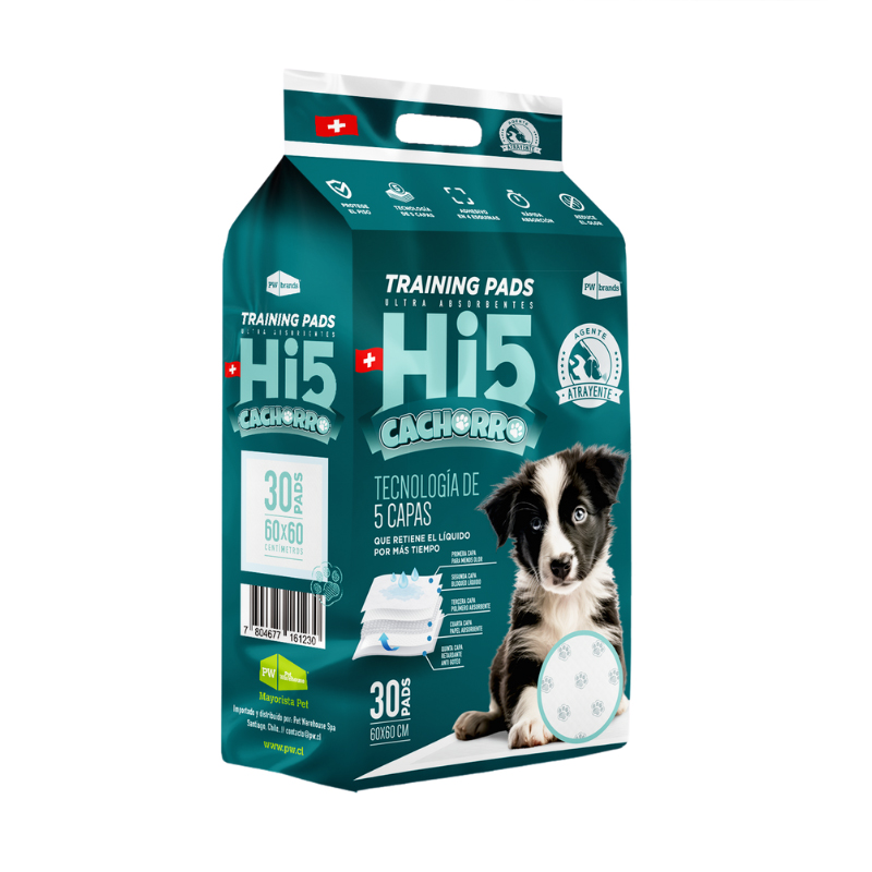Hi5 Cachorro Sabanillas De Entrenamiento 60x60cm 30unid
