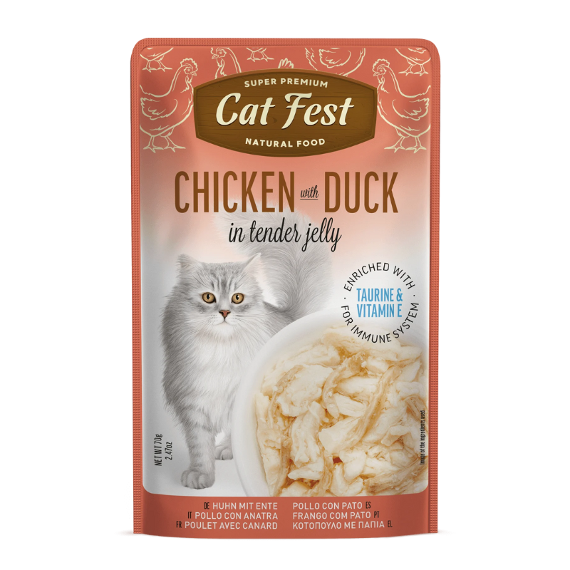 Cat Fest Pollo con Pato 70g