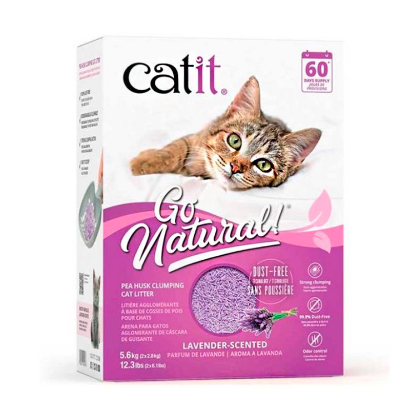Catit Go Natural Arena Biodegradable Lavanda 5.6kg