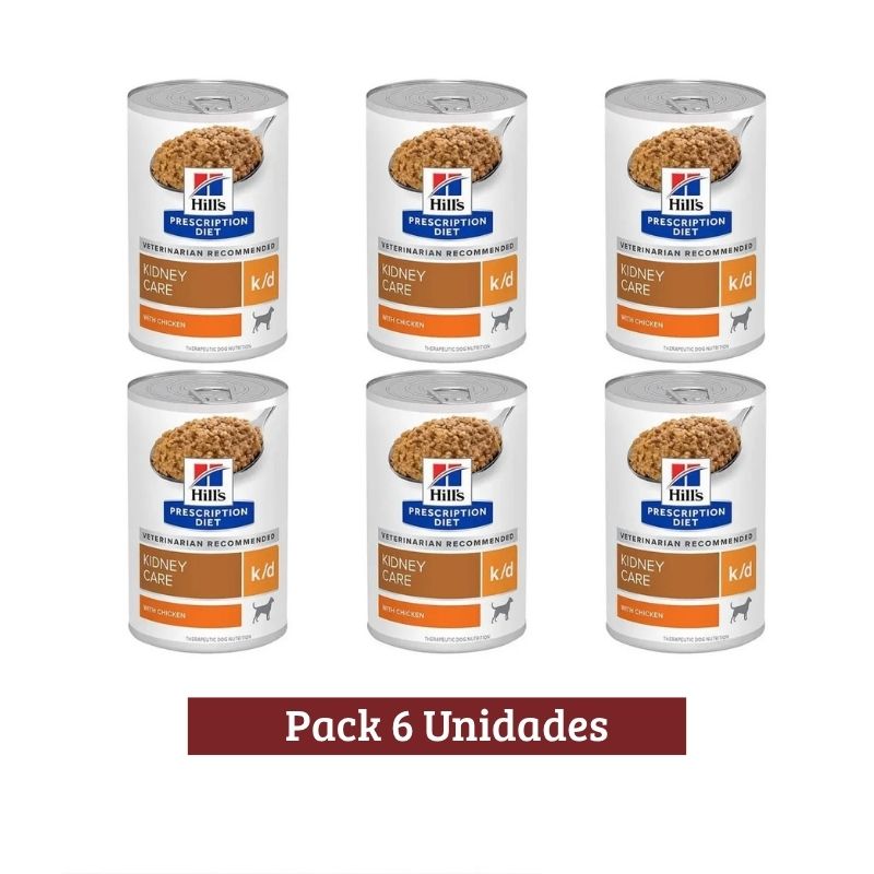 Pack Hills Kidney Care K/D Dog Enlatado X 6u 370g