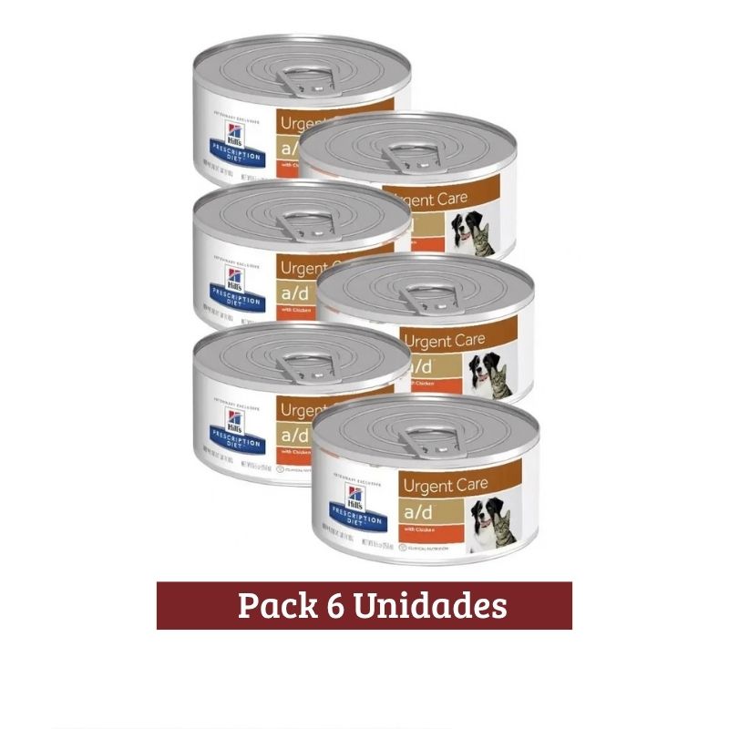 Pack Hills Urgent Care A/D Chiken x 6u 156g