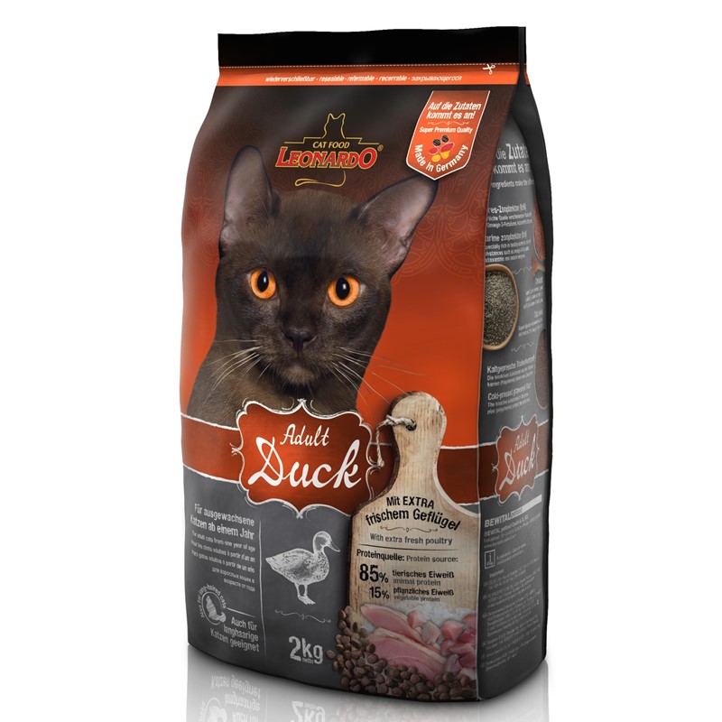 Leonardo Adult Cat Duck 2kg