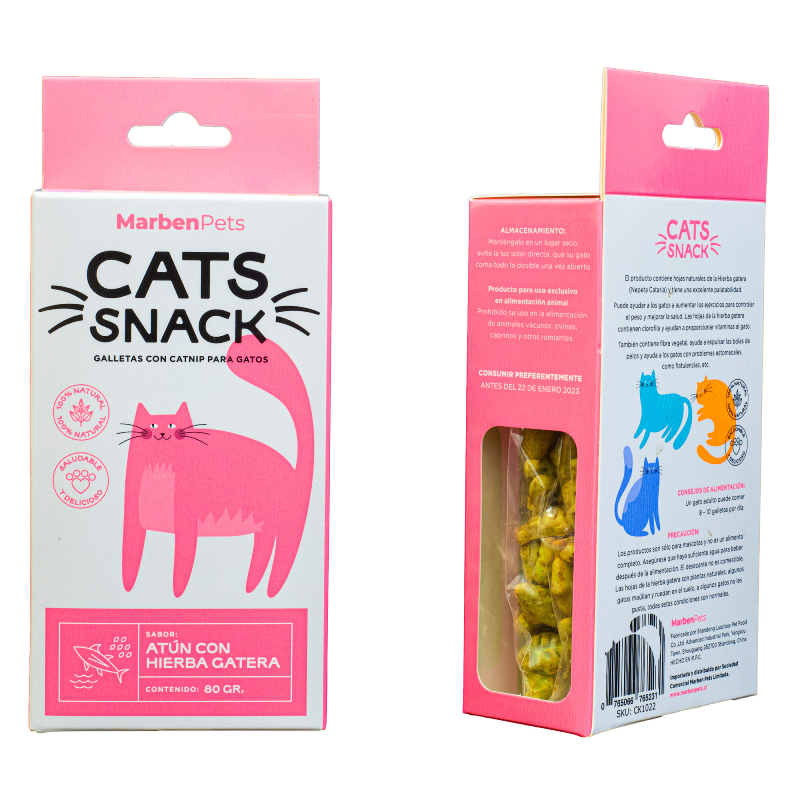 Marben Cats Snack Atun con Hierba Gatera 80g