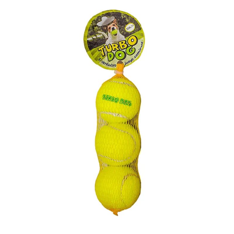 Set Pelota Turbo Dog 3 Unidades