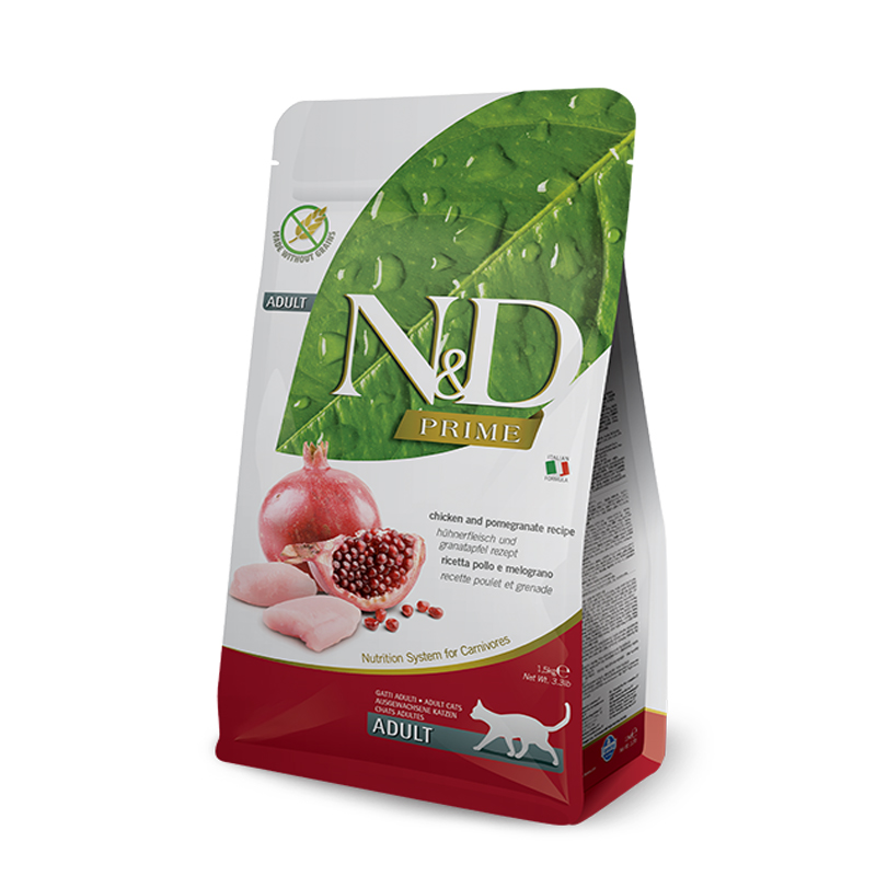 N&amp;D Gato Adulto Pollo y Granada 1.5kg