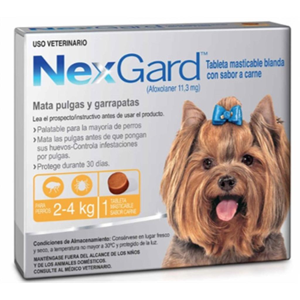 Nexgard Antiparasitario de 2kg a 4kg 1comp