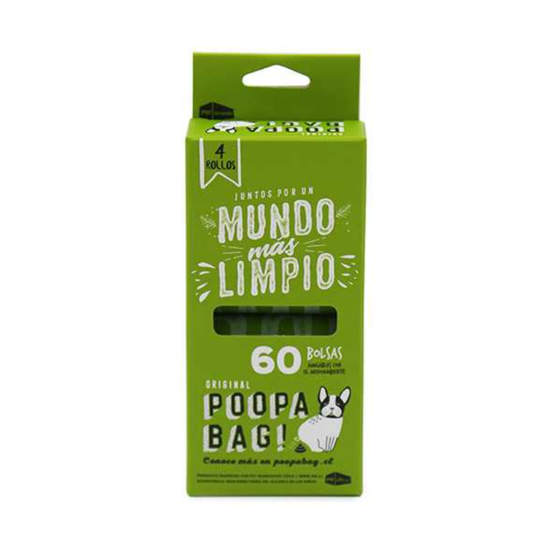 Poopa Bag Bolsa Desecho 60 Unidades