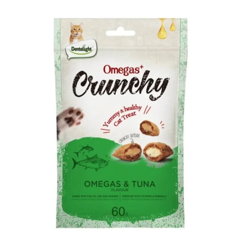 Dentalight Omegas Galletas Crunchy Atun Para Gatos 60g