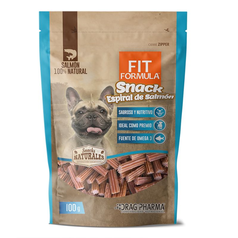 Fit Formula Snack Espiral de Salmon 100g
