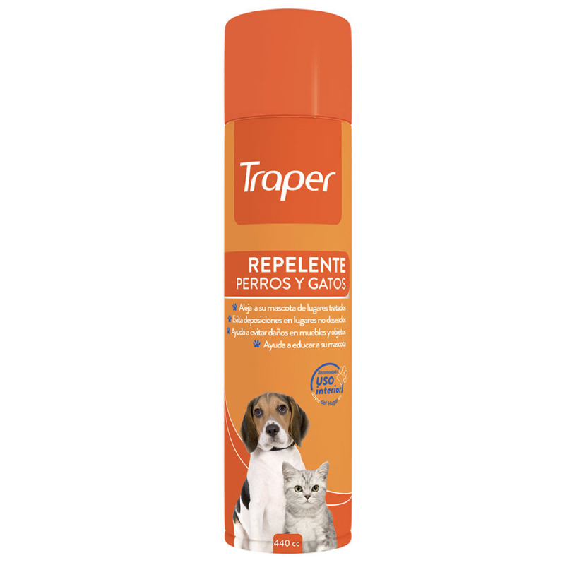 Traper Repelente en Spray Perros y Gatos 440cc