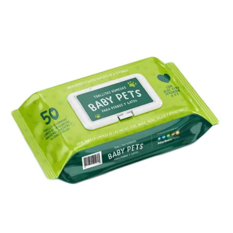 Baby Pets Toallitas Humedas 50 Unds