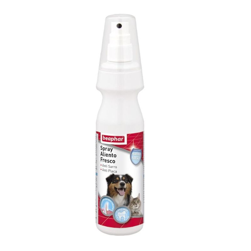 Beaphar Spray Aliento Fresco Anti Sarro con Enzimas 150mL