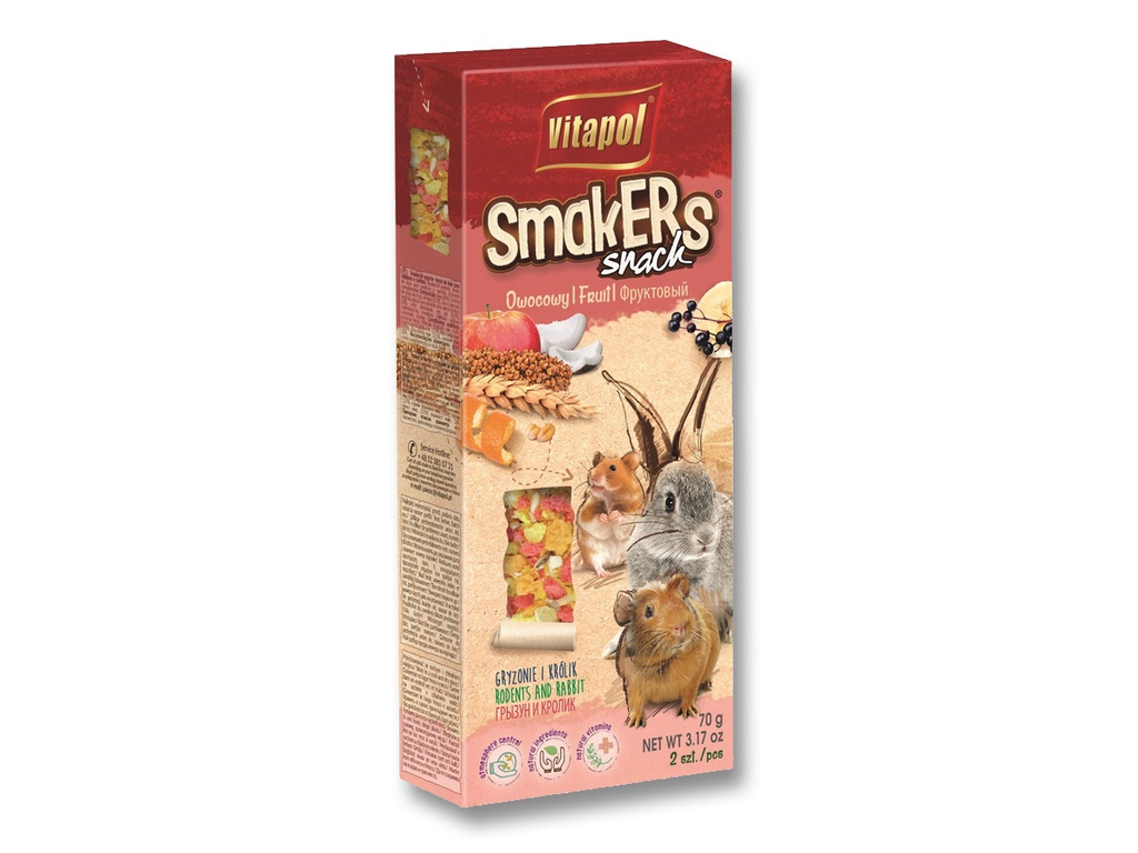 Vitapol Smakers Fruit For Rodents &amp; Rabbit 90gr