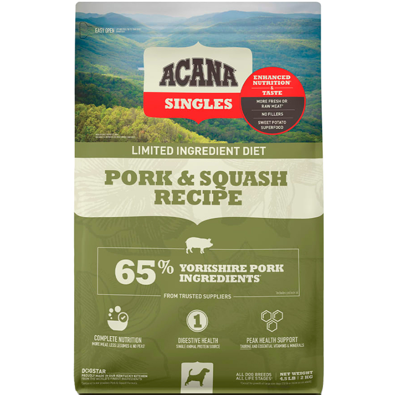 Acana Singles Pork &amp; Squash Dog 5.9kg