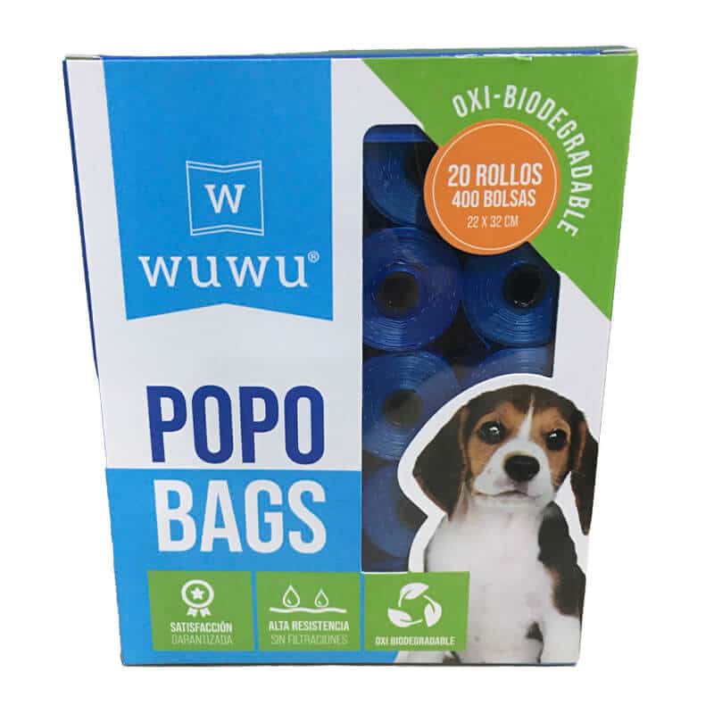 Wuwu Bolsas Popo Bags  Oxibiodegradables 400unid