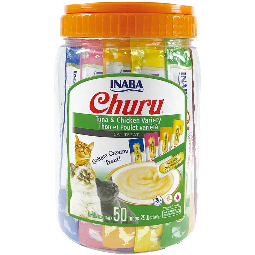 Ciao Churu Cat Variedades Tuna &amp; Chicken 50 Unidades