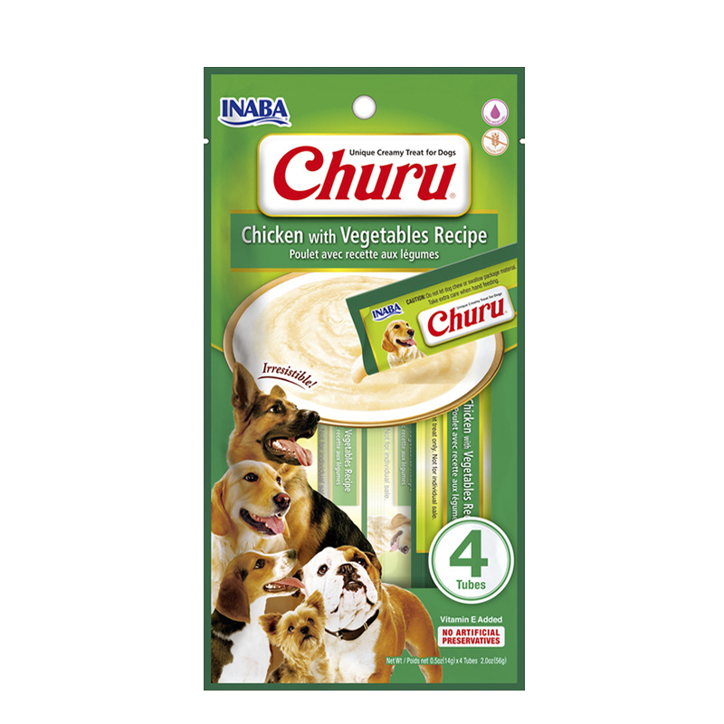 Ciao Churu Chicken &amp; Vegetales Recipe Dog 56g