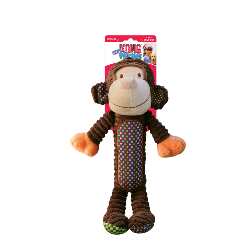 Kong Patches Peluche - Juguete Perro Monkey XL