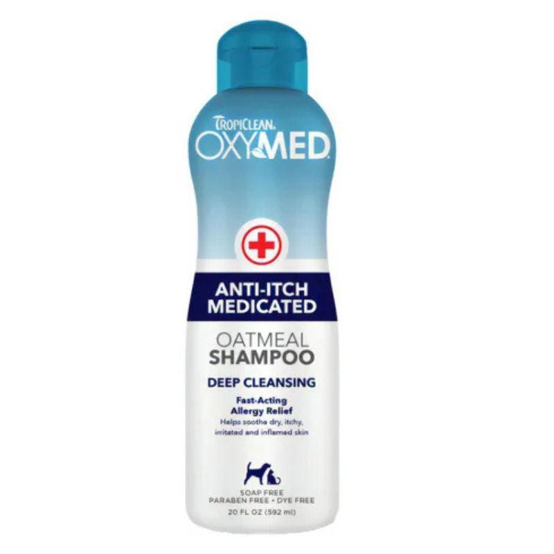 Tropiclean Oxymed Shampoo Anti Picazon Medicado 592ml
