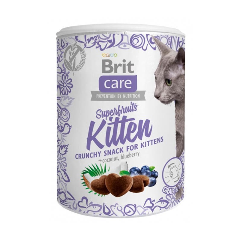 Brit Care Superfruits kitten Snack Cat 100g