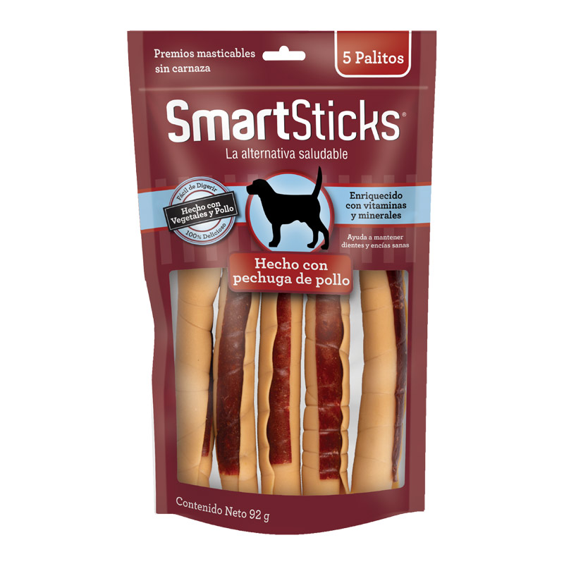 Smartbones Smartsticks Sabor a Pollo 92g