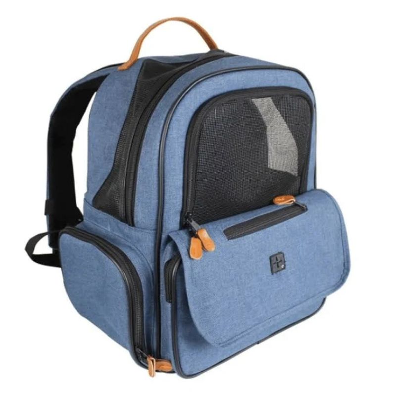 Maxpet Bolso De Transporte Mochila Azul