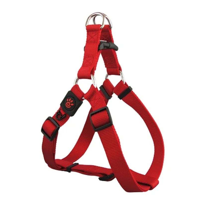 Doco Nylon Navy Rojo Arnes Para Perro Small