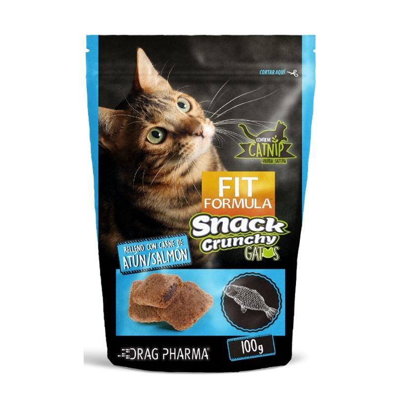 Fit Formula Snack Galleta Gato Sabor Atun con Salmon 100g