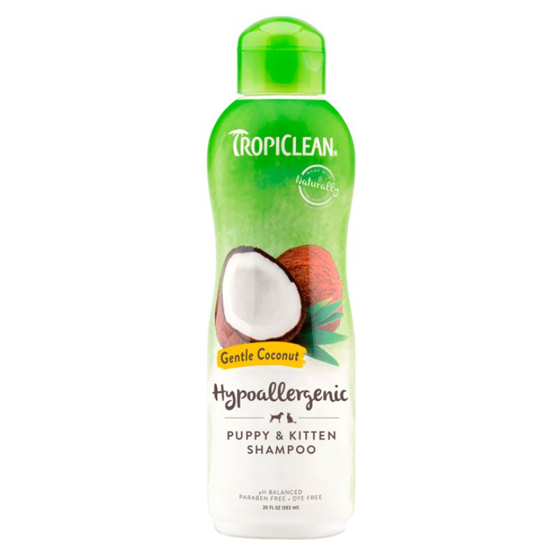 Tropiclean Shampoo Hypoallergenic Gentle Coconut 592ml