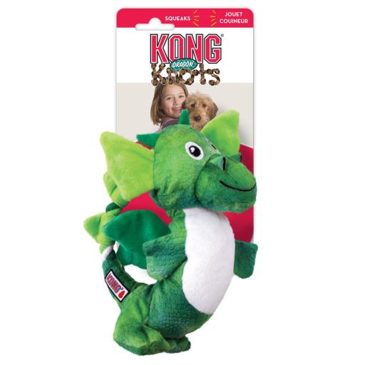 Kong Knots Dragon  Verde Juguete Perro