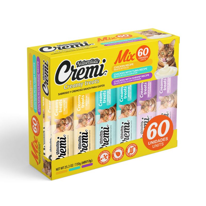 Naturalistic Cremi Box Chicken Food Mix 60 Unidades