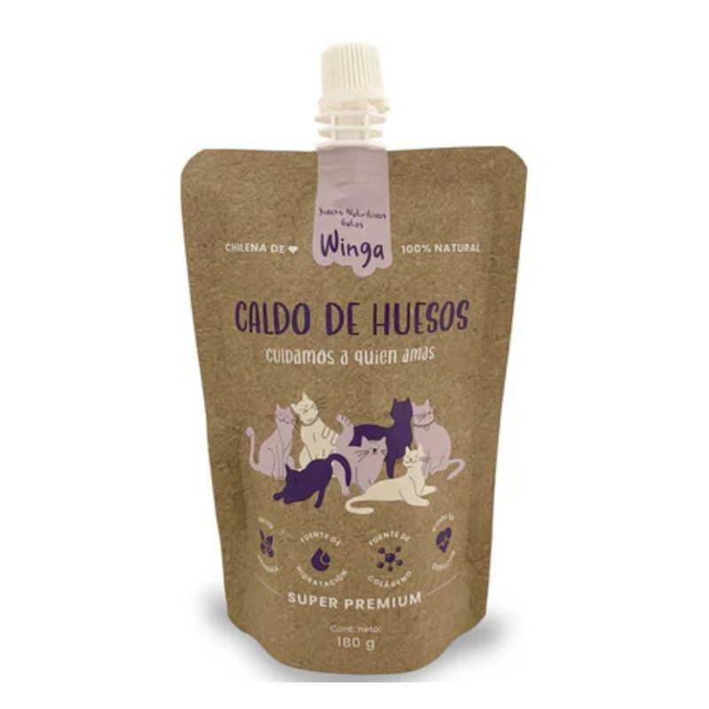 Winga Caldo de Huesos para Gatos 180g