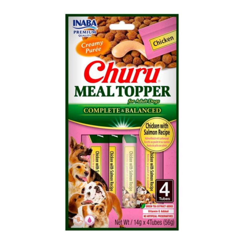 Churu Meal Topper Pollo Salmon Variedades Para Perros 56gr