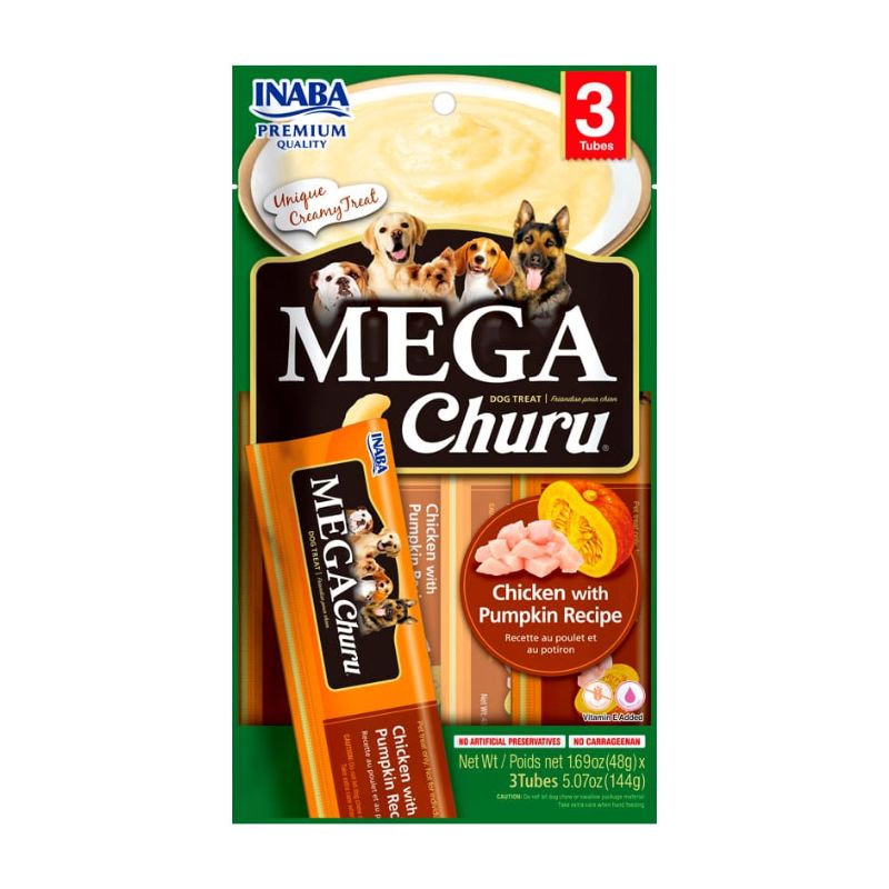 Ciao Churu Mega Churu Pollo con Zapallo de Atun Dog 144g