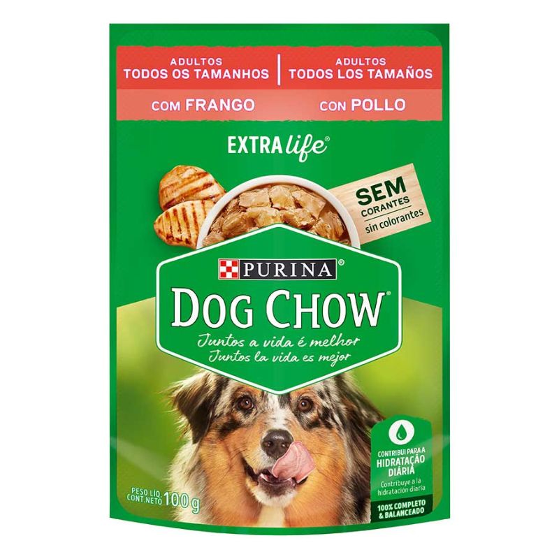 Dog Chow Pouch Pollo 100g