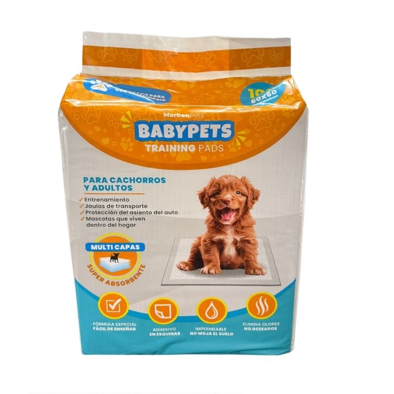 Baby PetsTraining Pads Sabanilla 60x60cm 100 Unidades