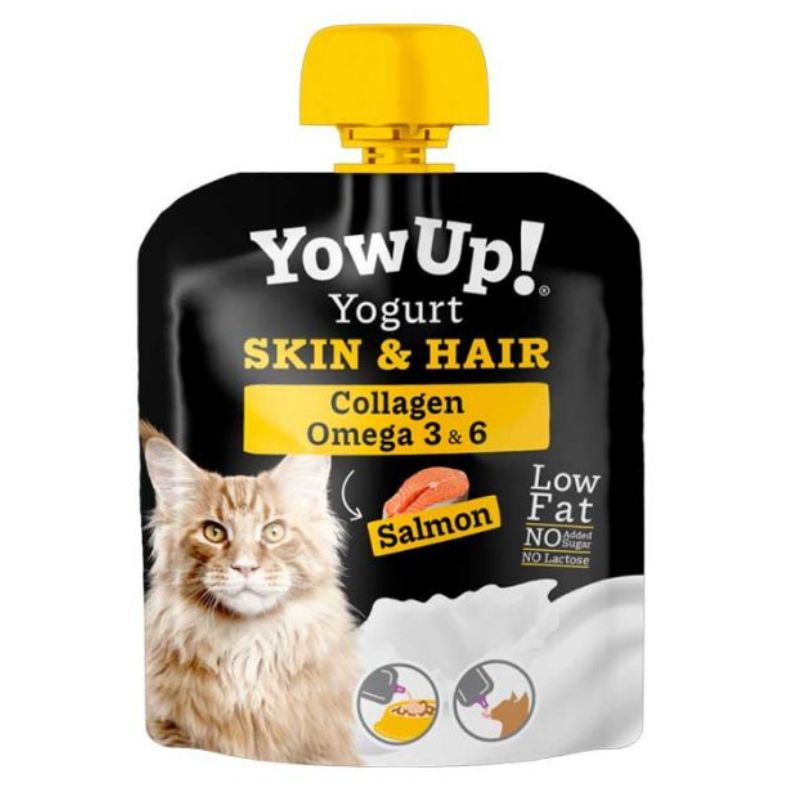 Yow Up Yogurt Natural Skin &amp; Hair para Gatos 85g