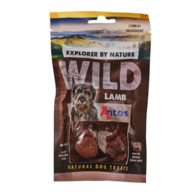 Antos Wild Lam Snack 80g Carne de Cordero