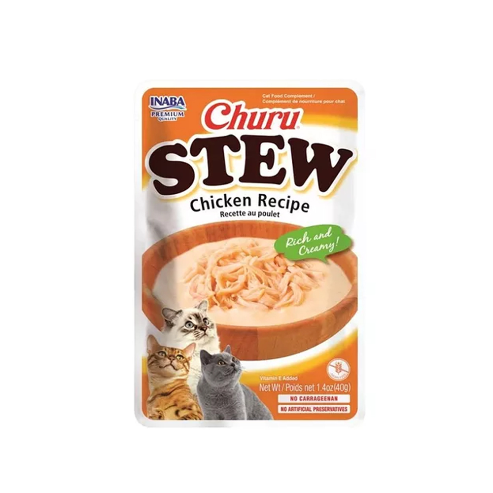 Inaba Churu Stew con Pollo para Gatos 40g