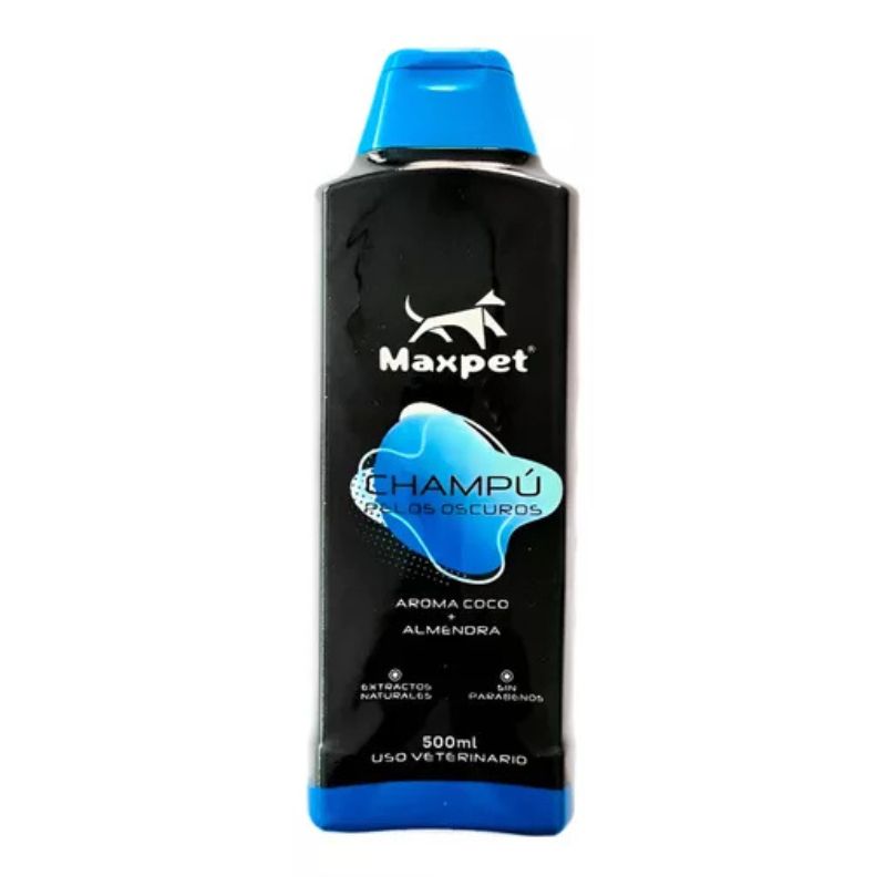 Maxpet Dog Shampoo Aroma Coco y Almendra Pelos Oscuro 500ml