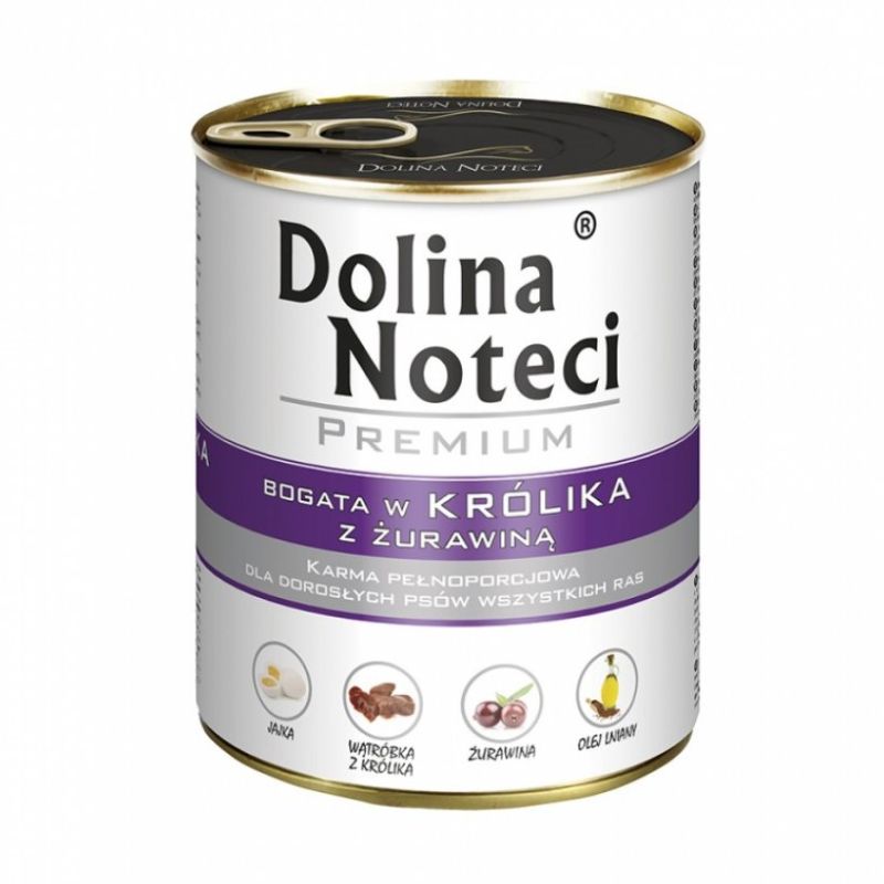 Dolina Noteci Lata de Conejo con Arandanos 800g