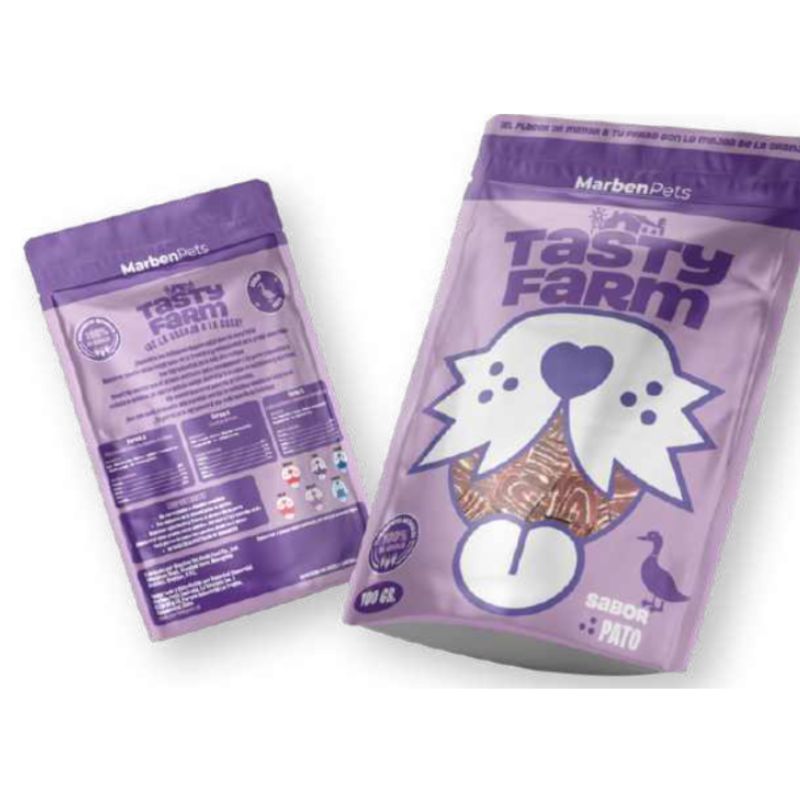 Tasty Farm Trocitos de Pato Dog 100g