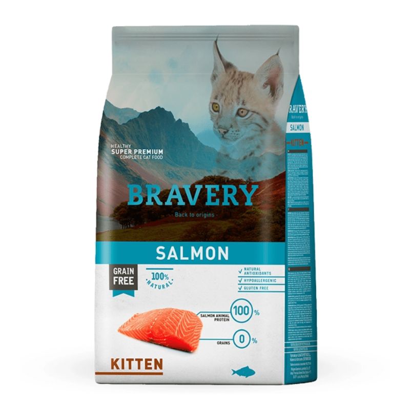 Bravery Kitten Salmon 2KG