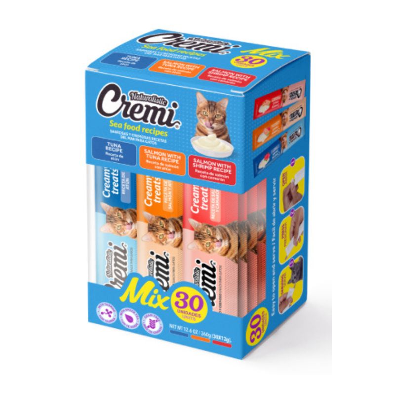 Naturalistic Cremi Box Sea Food Mix 30 Unidades