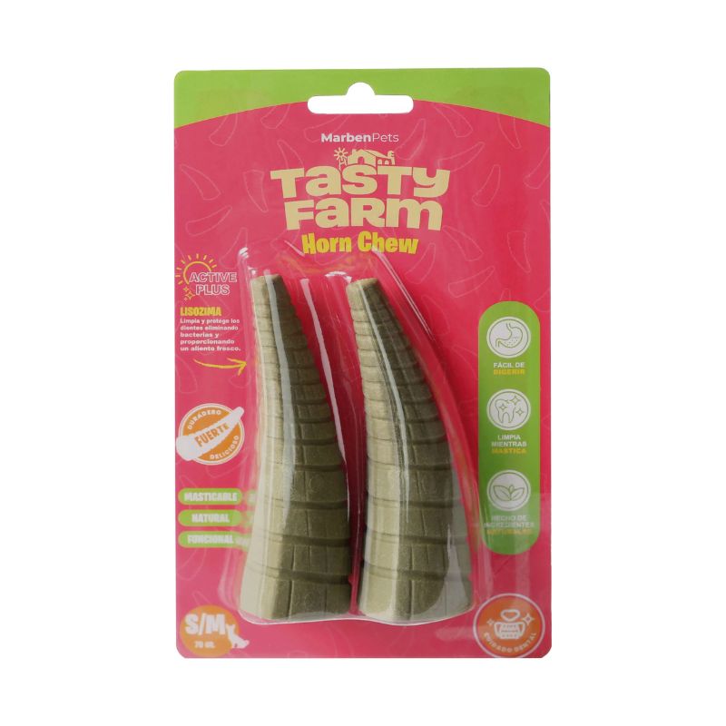 Tasty Farm Cuerno Cuidado dental S/M 70g