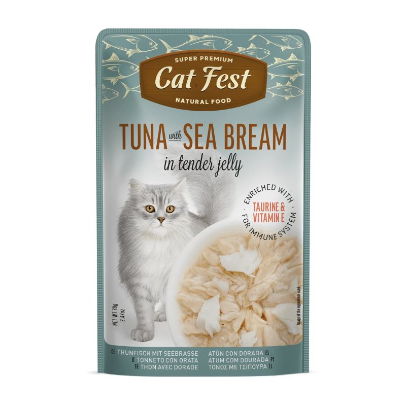 Cat Fest Atun con Dorada 70g